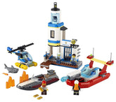 LEGO City Seaside Police and Fire Mission Building Kit for Ages 5+ - FunCorp India